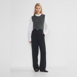 Aritzia Effortless Wide Leg Black Pants